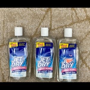 3 pack Vintage Jet Dry Unscented Rinse Agent Dishwasher Discontinued 16oz  New